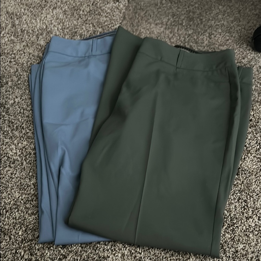2 pair of the limited LIV trouser pants - sz 12 - full length